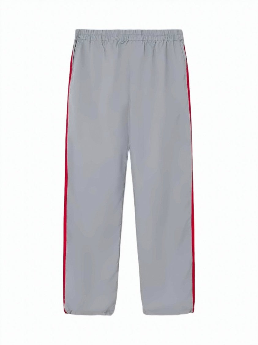 Gimaguas Relaxed Fit Track Pants With Bold Red Side Stripes