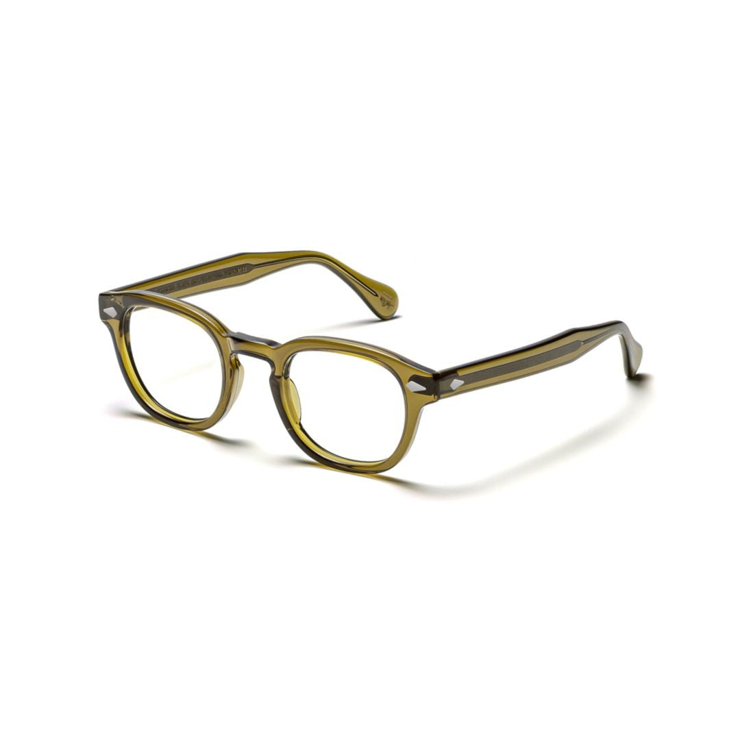 Moscot Or-Lem-O Lemtosh Round Frame Eyeglasses With Keyhole Bridge