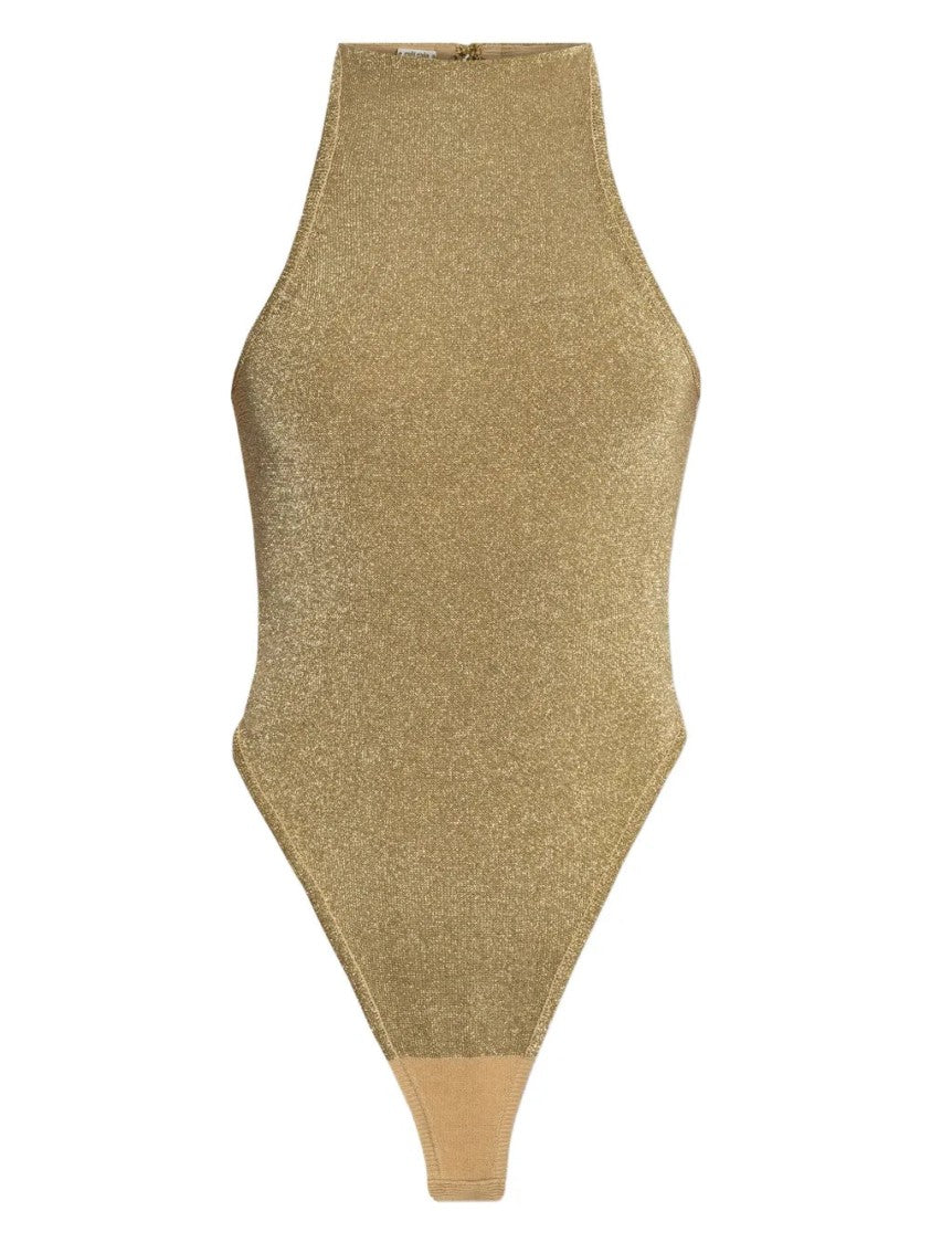 Cult Gaia Metallic Bodysuit