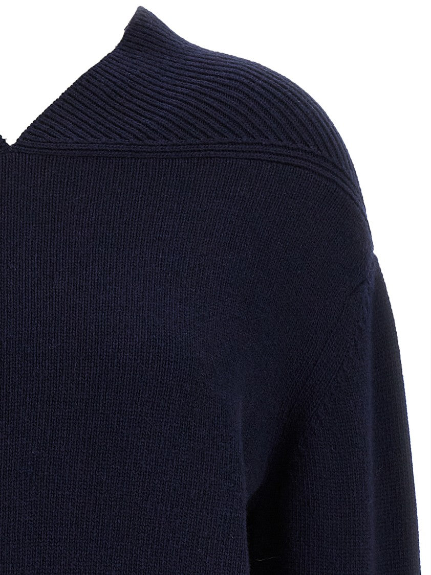 Victoria Beckham V-Neck Yoke Detail' Sweater