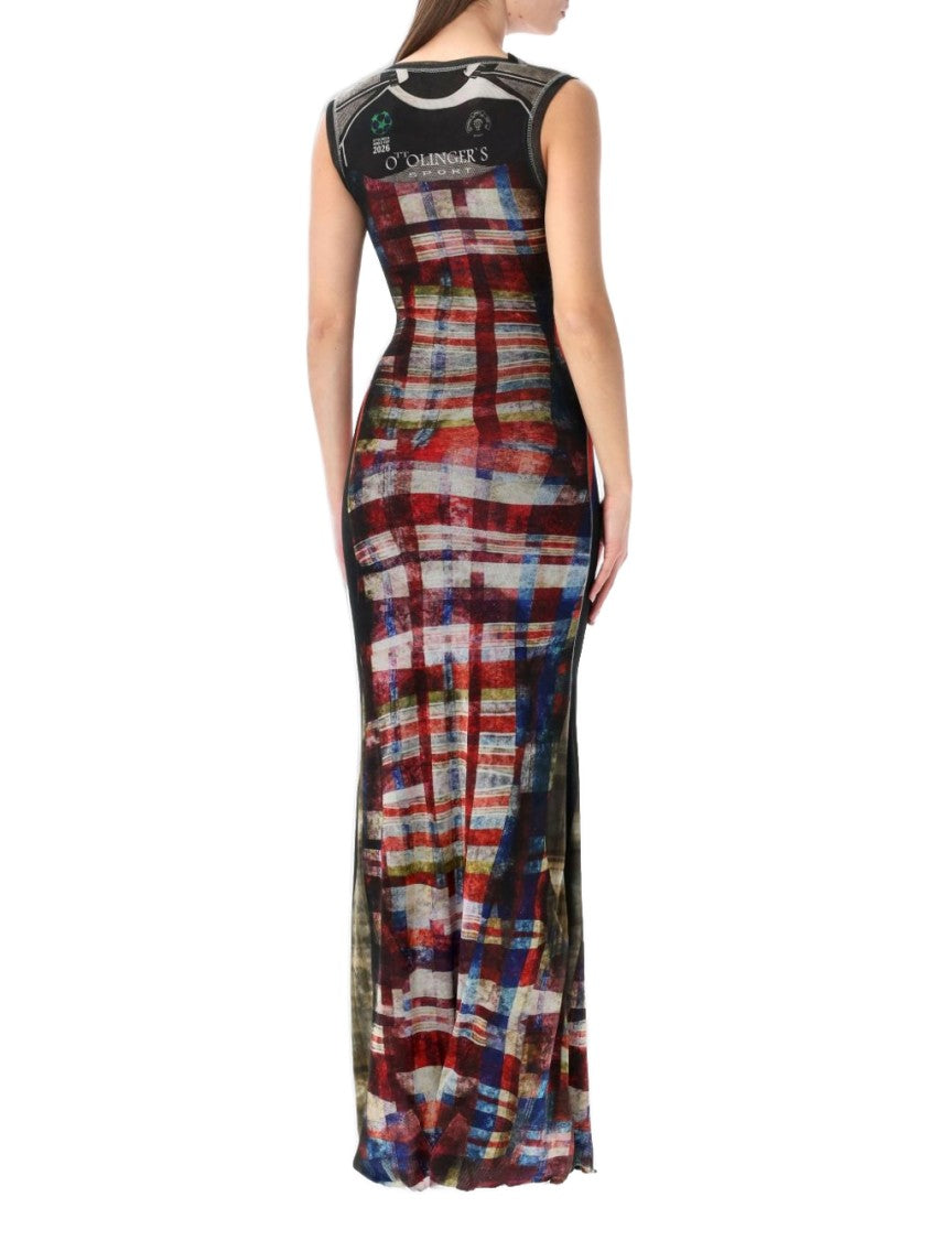 Ottolinger Maxi Dress With Abstract Print