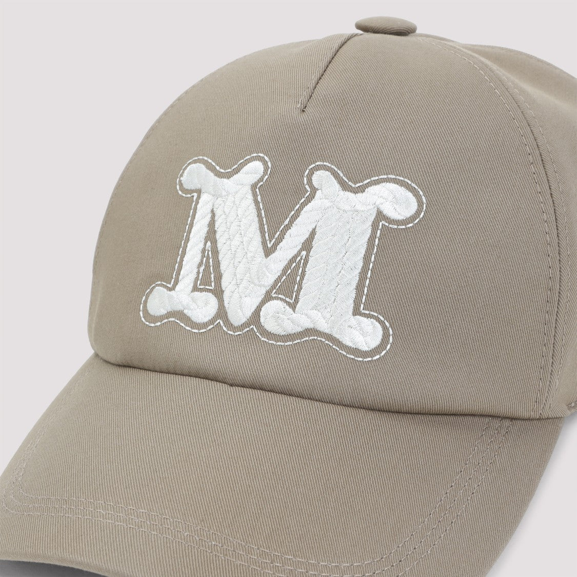 Max Mara Brown Cotton Hat