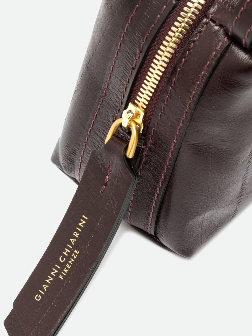 Gianni Chiarini Rectangular Textured Leather Shoulder Bag