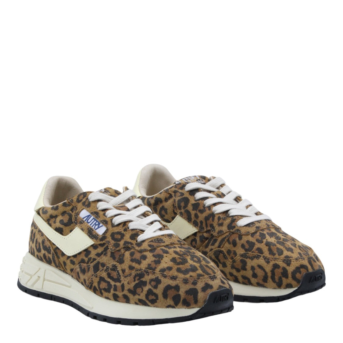 Autry Classic White Low-Top Sneakers With Lace-Up Front