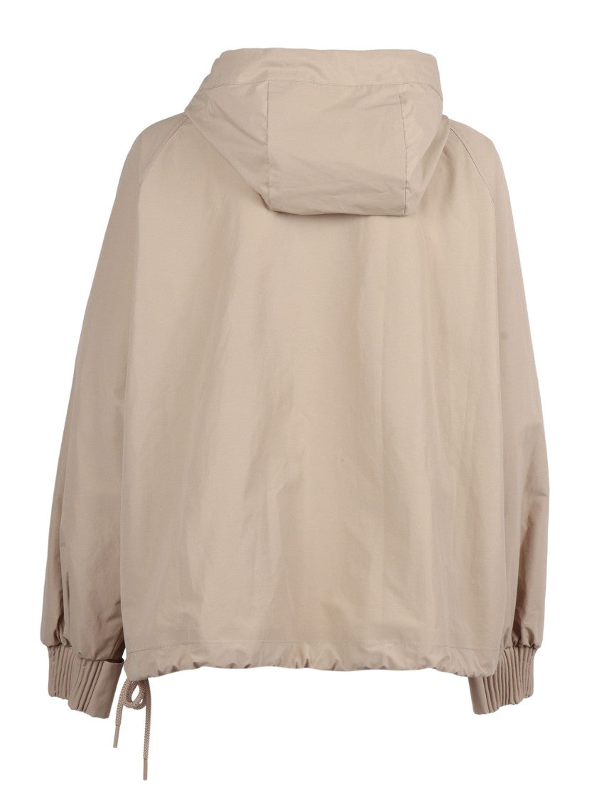 Duno Cropped Lightweight Drawstring Jacket