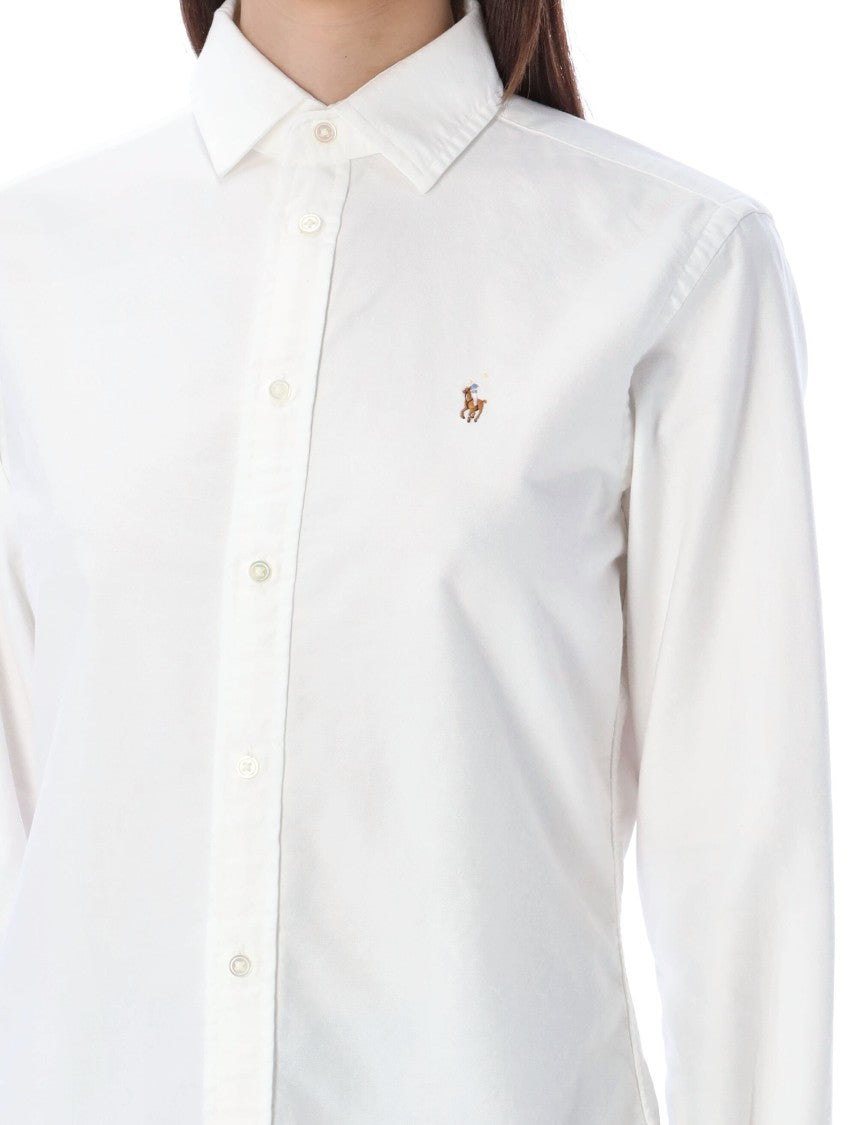 Polo Ralph Lauren Oxford Cotton Shirt With Point Collar