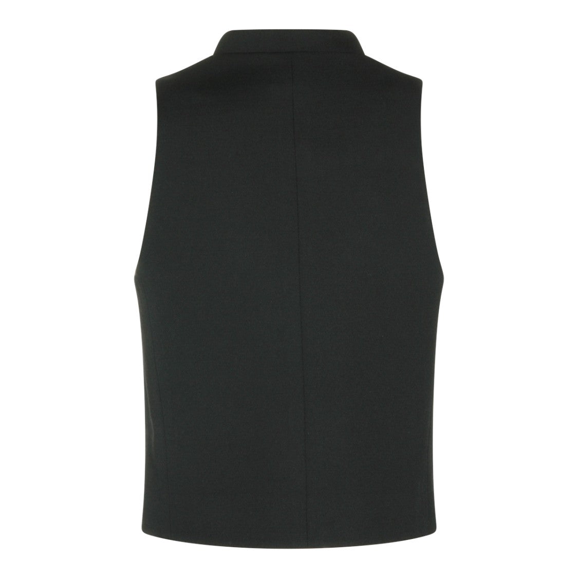 Tom Ford Black Wool Round Collar Top