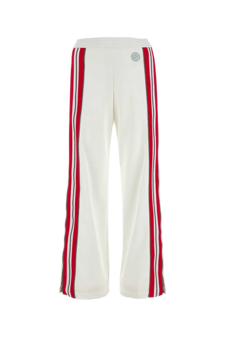 Gucci White Polyester Blend Pant
