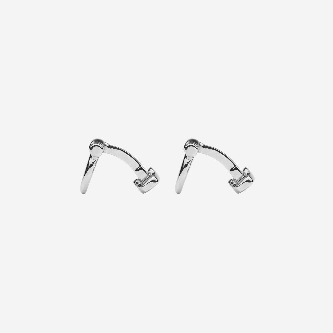 Salvatore Ferragamo Horseshoe-Shaped Polished Brass Cufflinks