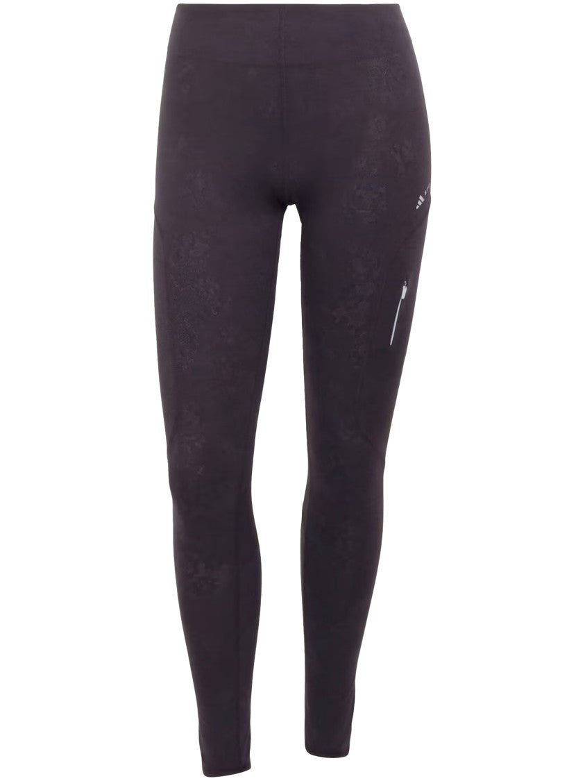 Adidas By Stella Mccartney High-Waisted Floral Patterned Leggings