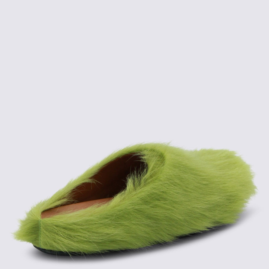 Marni Acid Green Leather Sandals