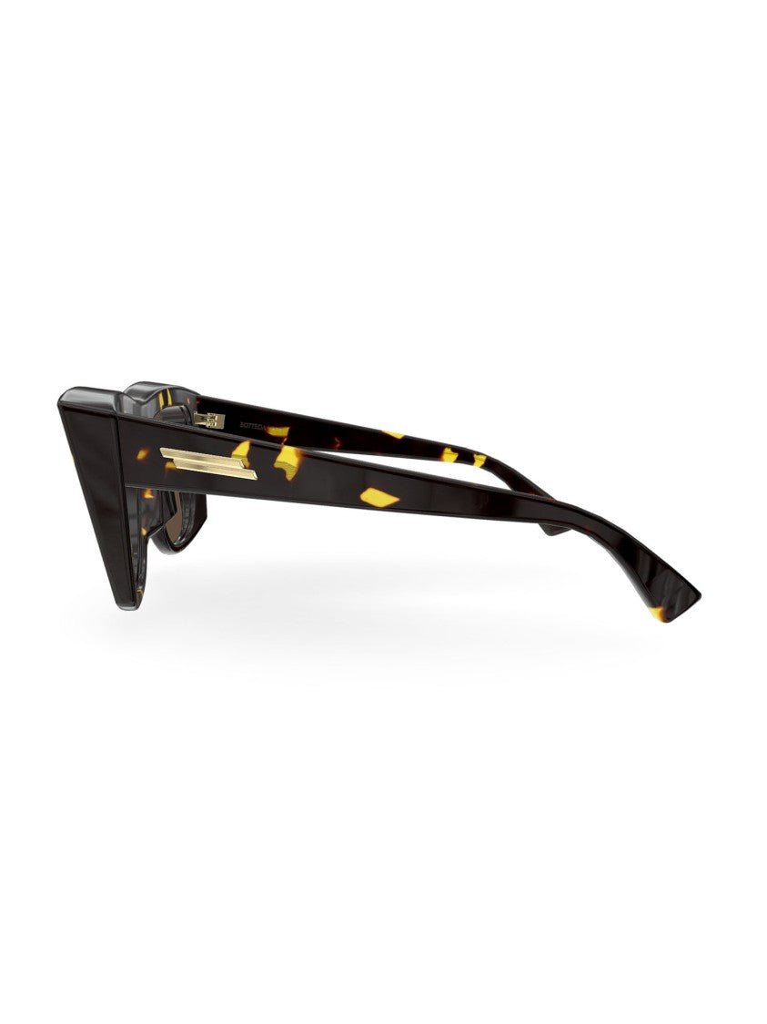 Bottega Veneta Brown Bv1270s Tortoiseshell Cat-Eye Sunglasses