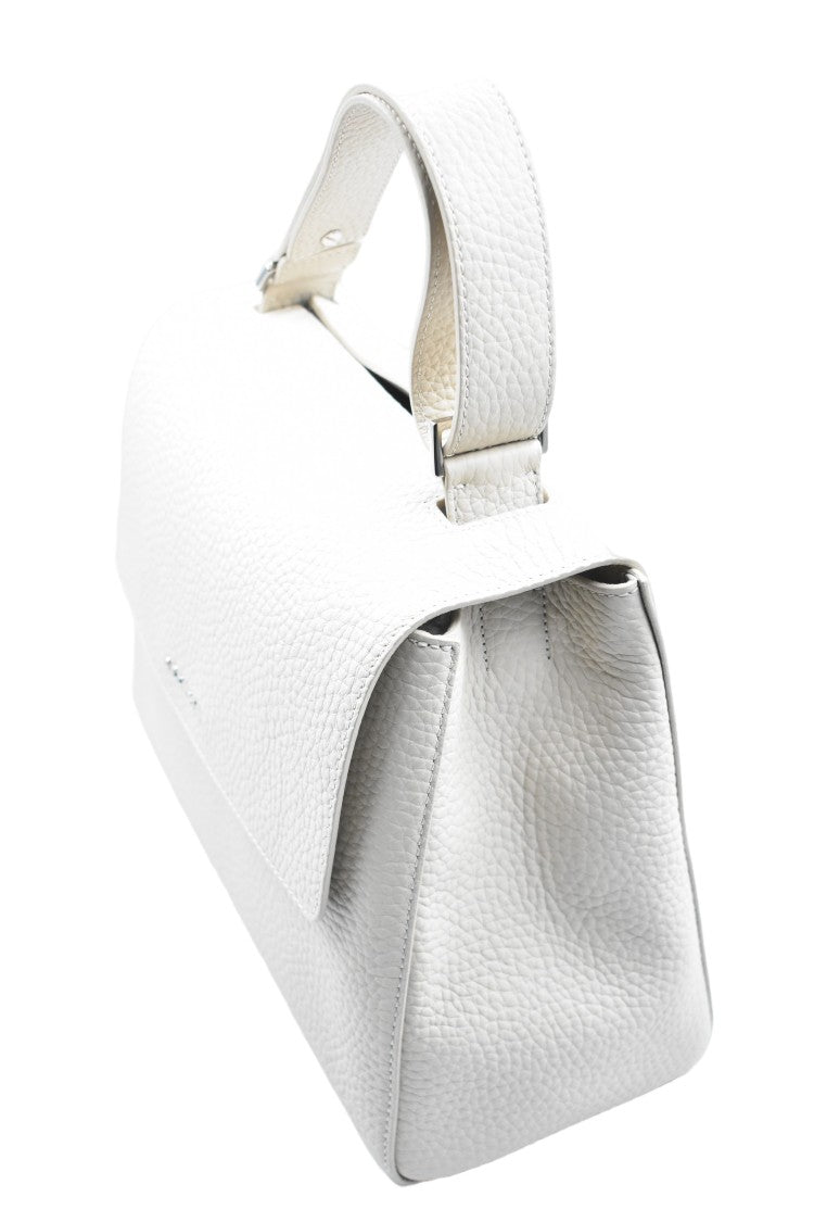 Orciani Medium-Sized Hammered Leather Handbag
