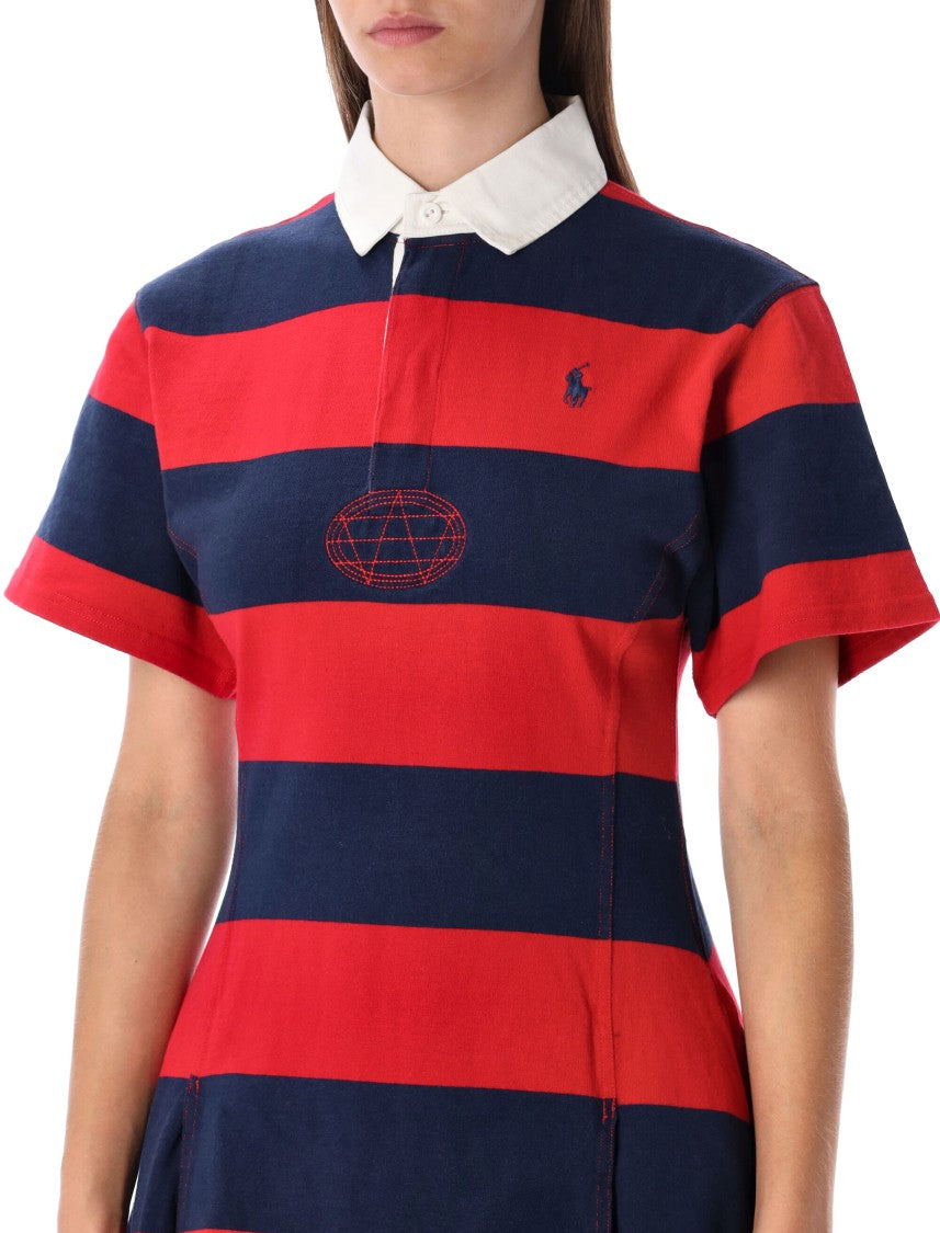 Polo Ralph Lauren Polo Striped Cotton Rugby Dress