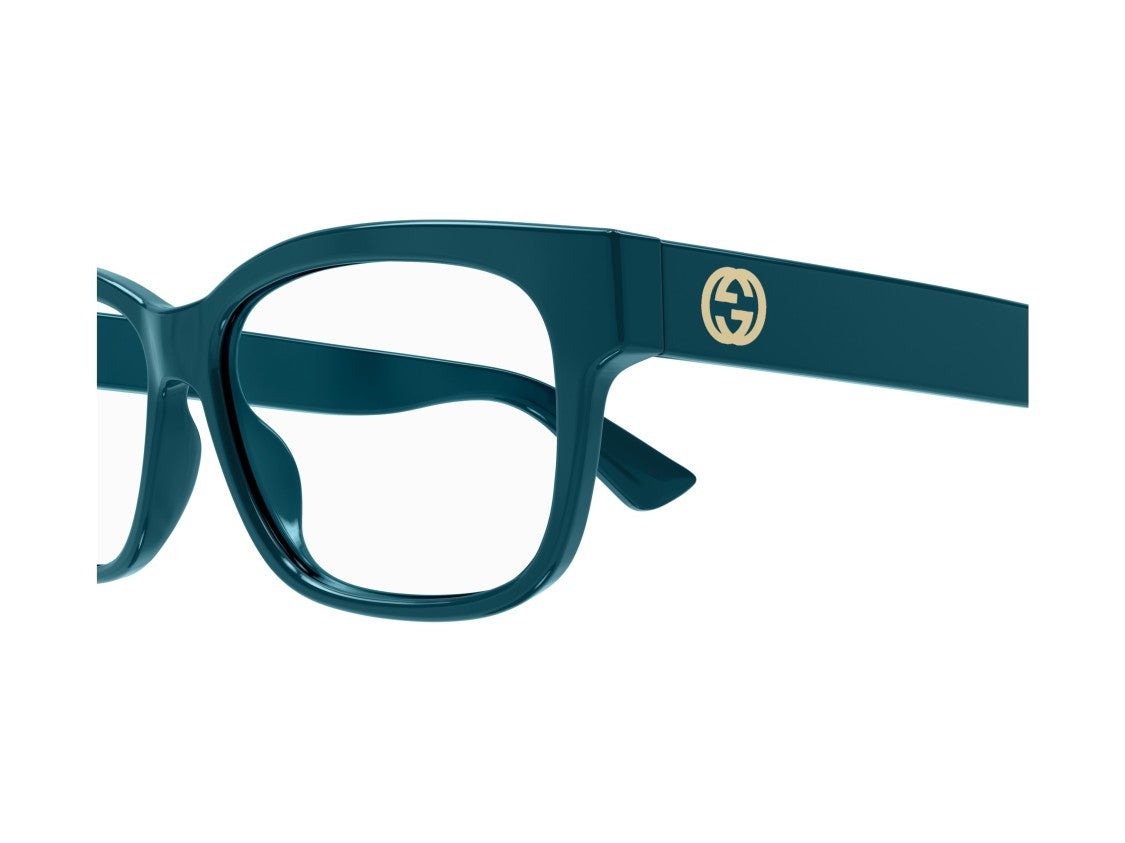 Gucci Gg1341o Glossy Rectangular Eyeglasses