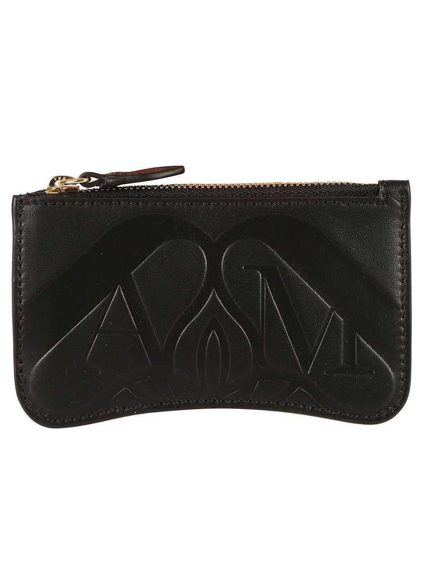 Alexander Mcqueen Smooth Lamb Leather Wallet