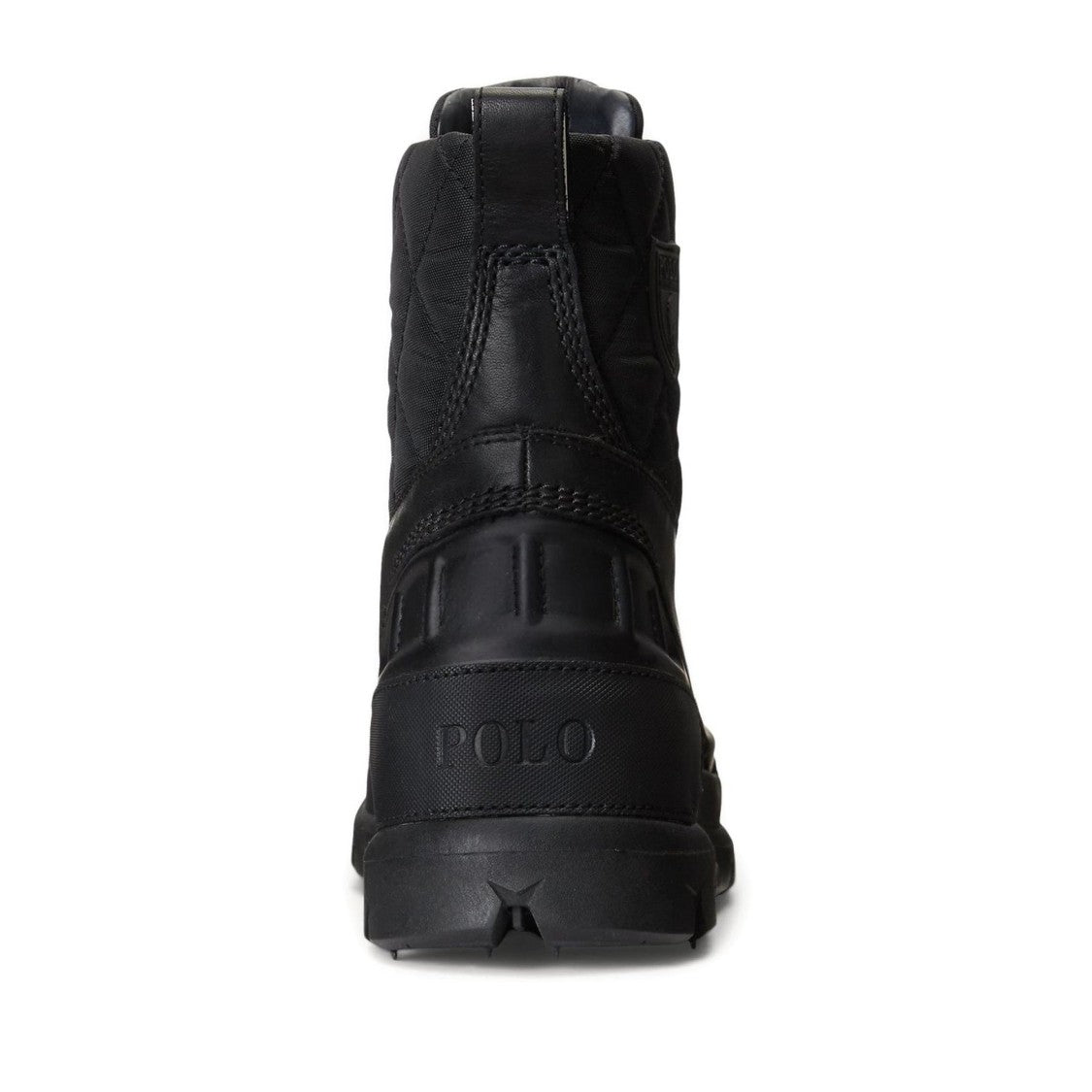 Polo Ralph Lauren Black Oslo High Iii Leather High-Top Boots