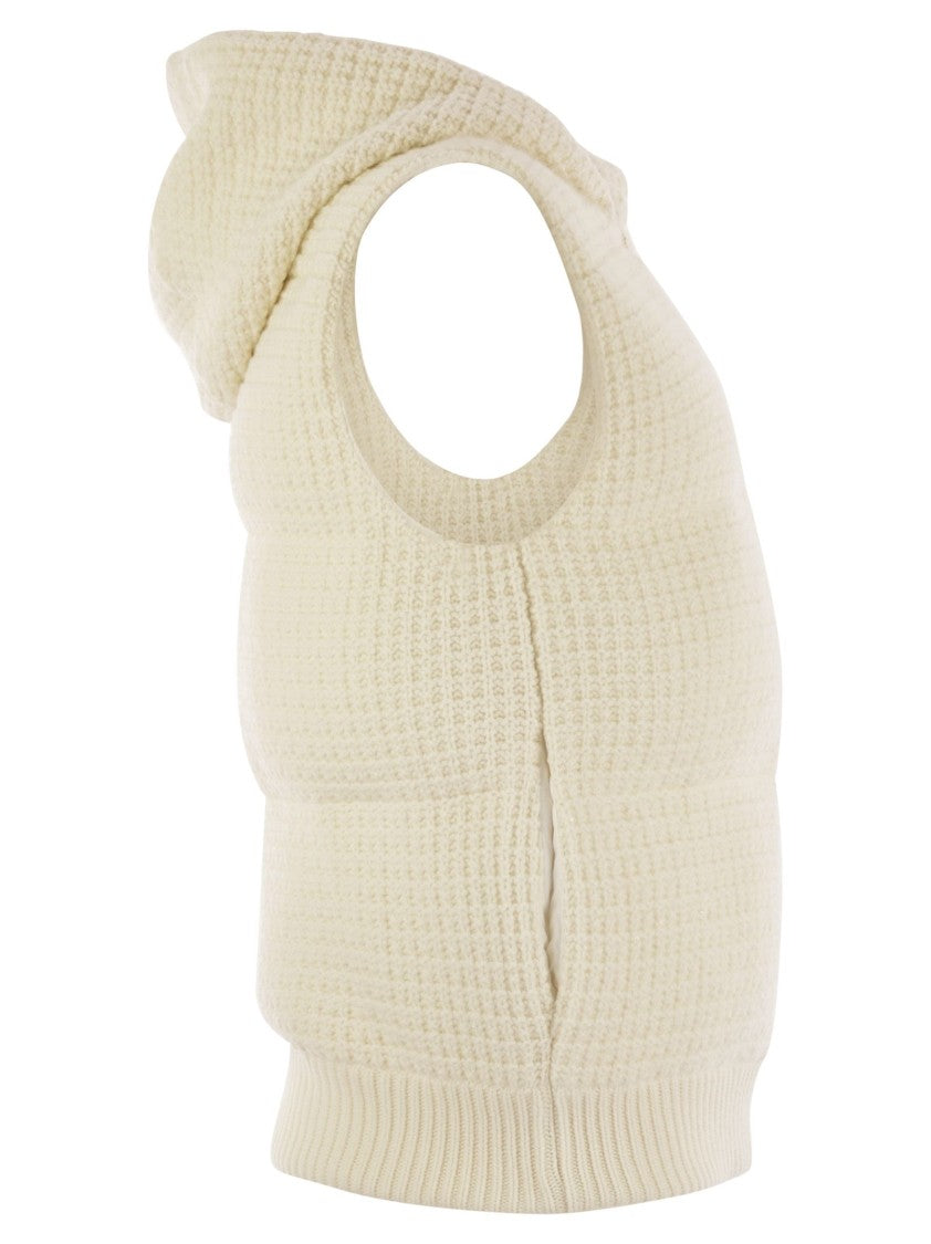 Fabiana Filippi Knitted Vest With Hood