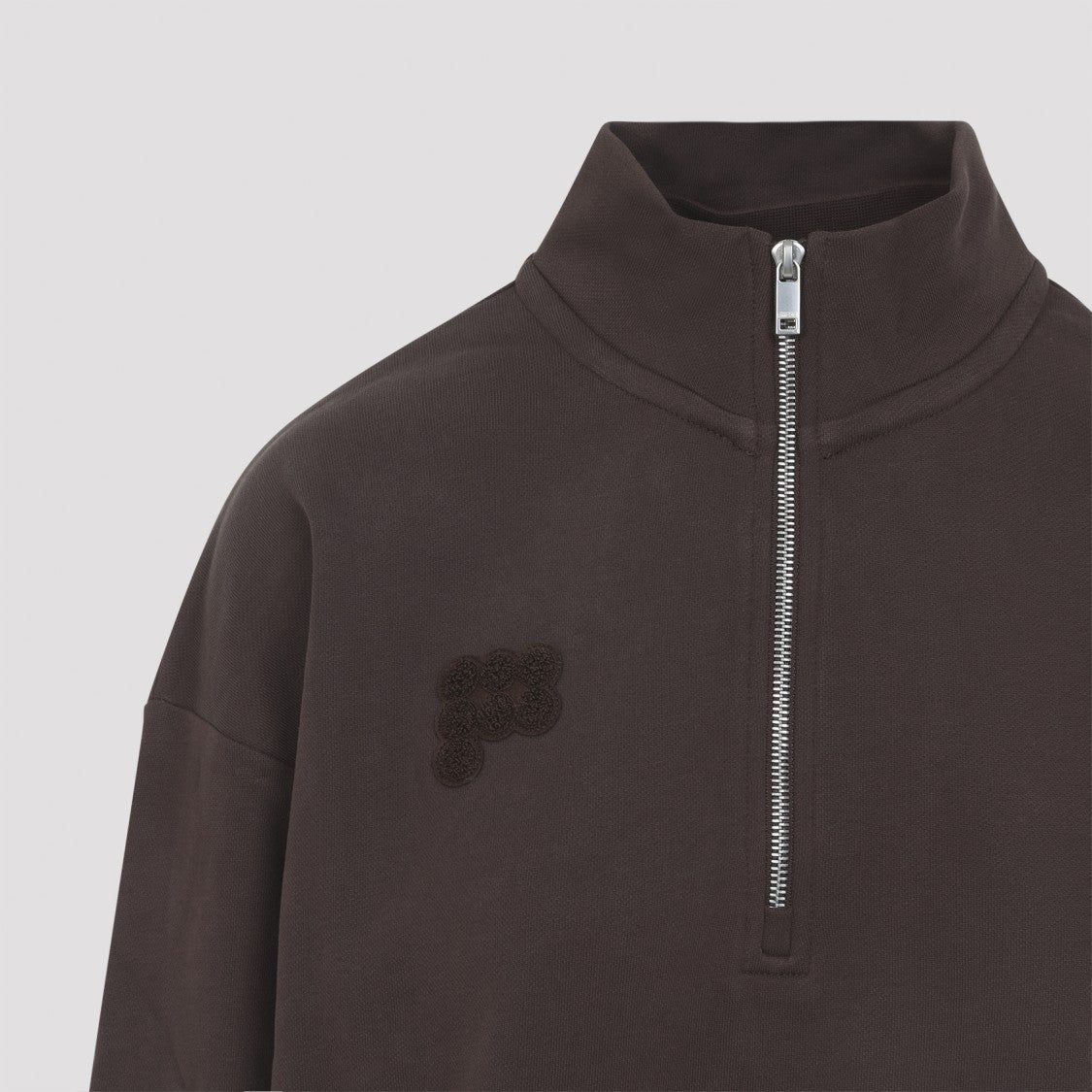Pangaia Brown Cotton Sweatshirt