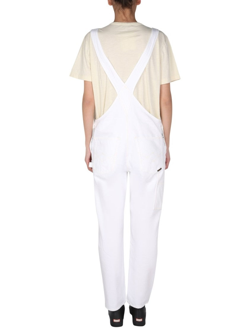 Washington Dee Cee Relaxed-Fit Denim Overalls With Adjustable Straps