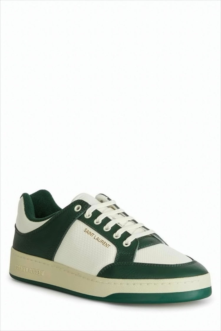 Saint Laurent Low-Top Sneakers With Smooth Calf Leather