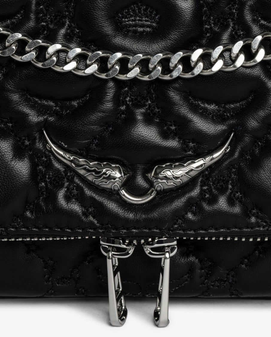 Zadig & Voltaire Quilted Black Leather Shoulder Bag