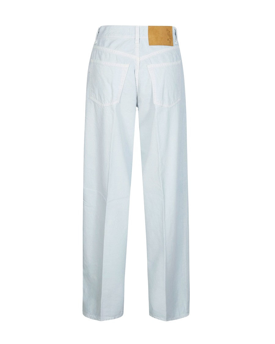 Haikure Relaxed Wide-Leg Denim Pants With Classic Five-Pocket Design