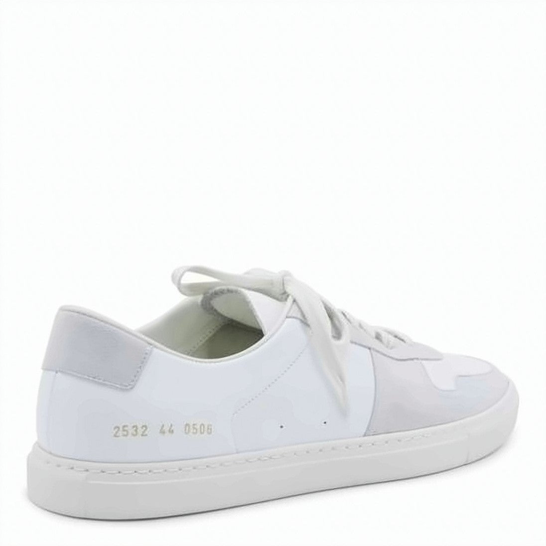 Common Projects Low-Top Leather And Suede Sneakers With Subtle Gold Accents