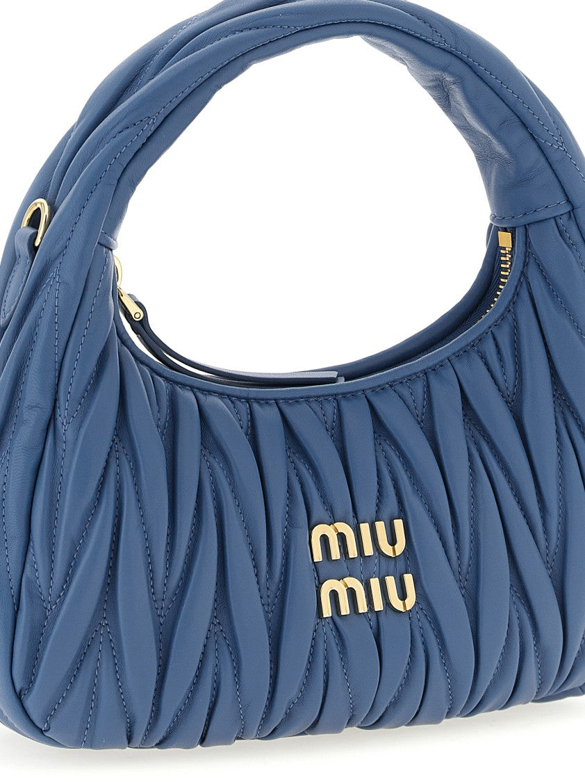 Miu Miu 'Wander' Matelassé Nappa Leather Handbag