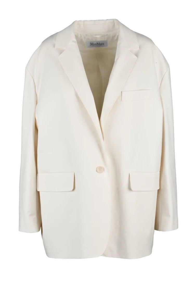Max Mara Monica Oversized Jacket - White