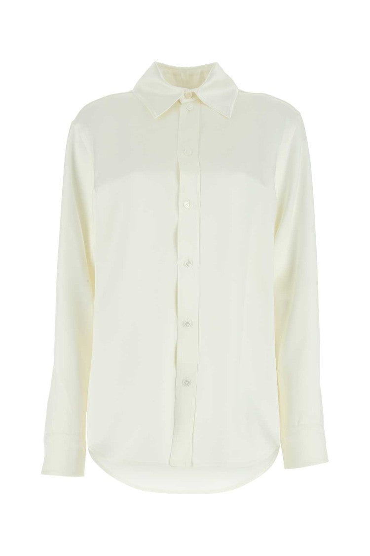 Bottega Veneta Ivory Satin Shirt