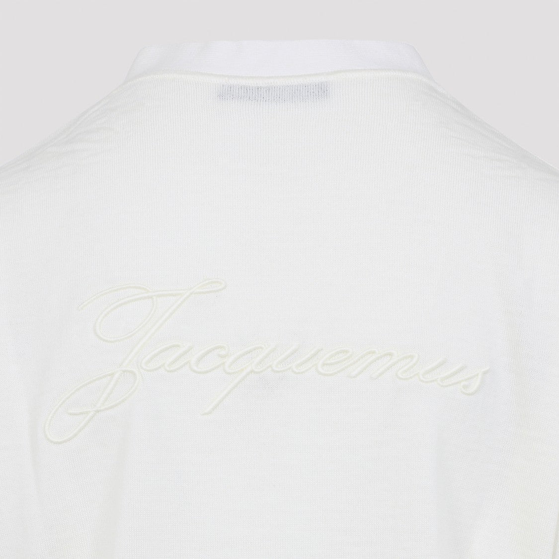 Jacquemus Brode Off White Merino Wool Cardigan