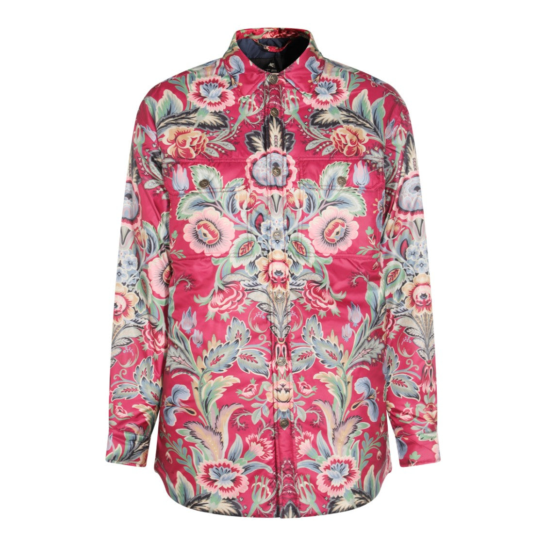 Etro Floral Pattern Down Jacket