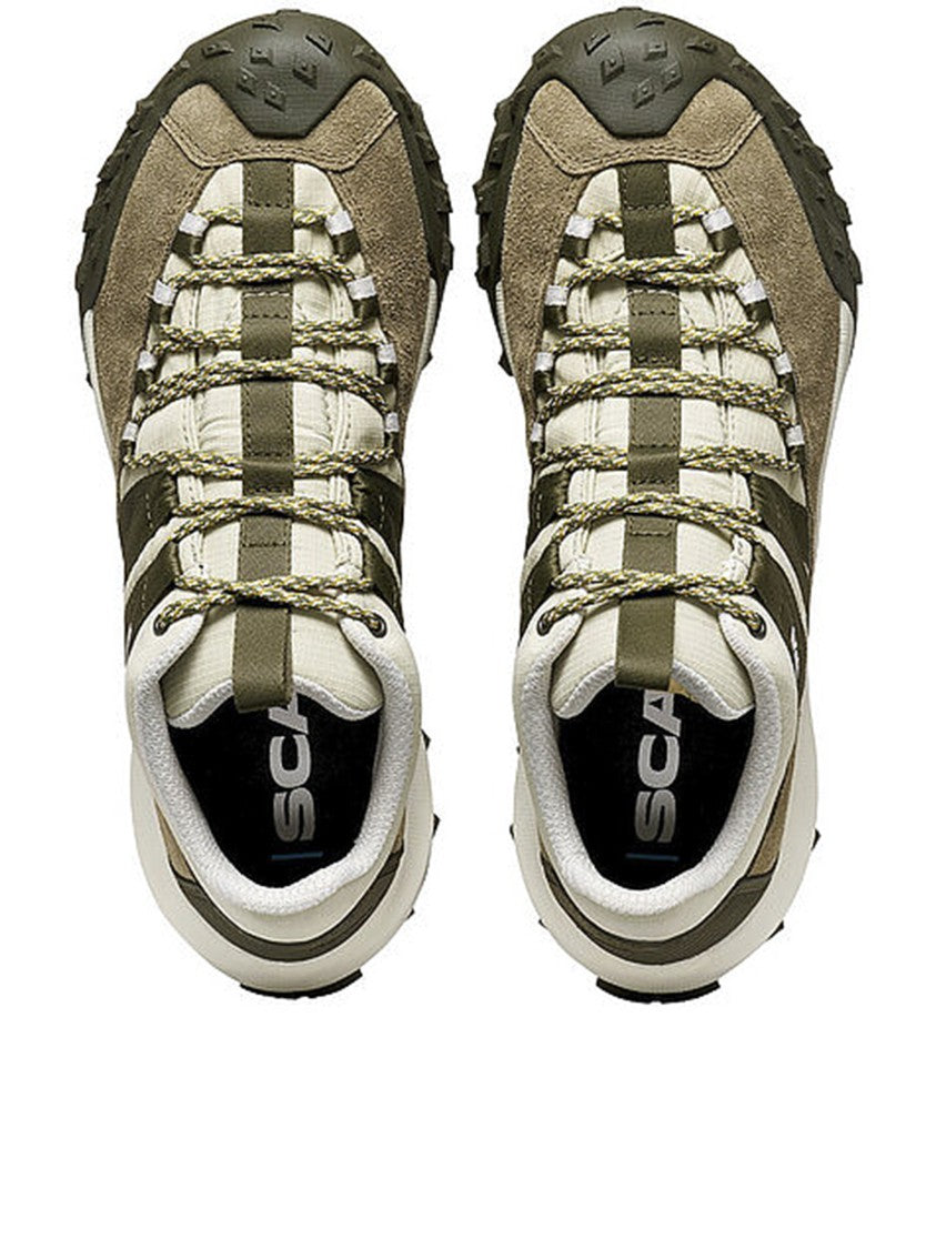 Scarpa Olive Rove Suede Versatile Sport Sneakers