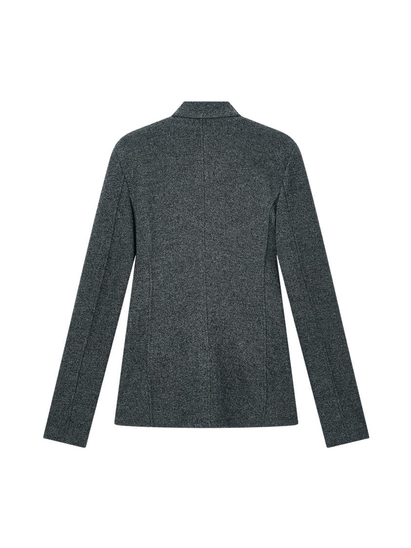 Giorgio Armani Slim-Fit Herringbone Jersey Blazer