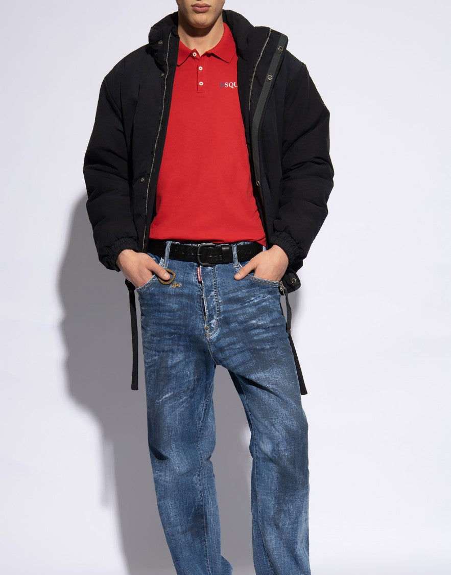 Dsquared2 Tennis Fit Logo Polo Shirt