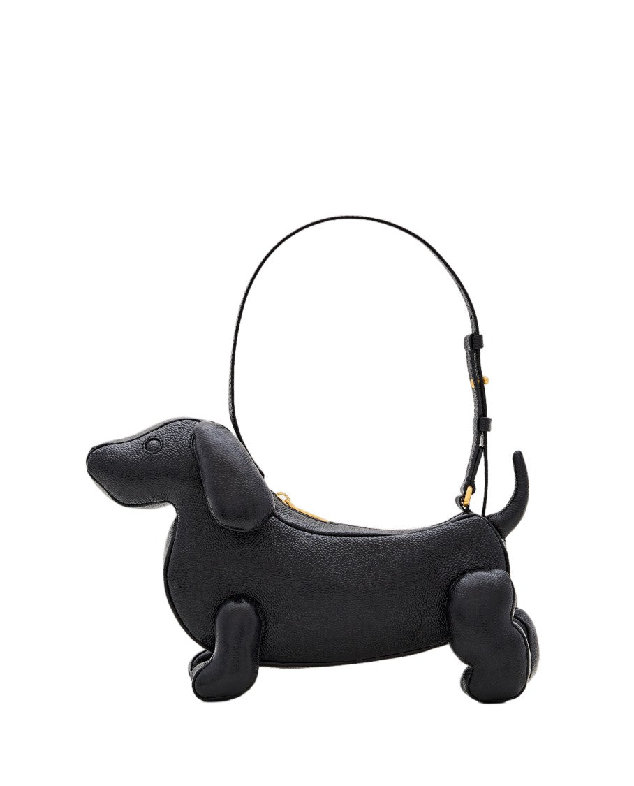 Thom Browne Textured Leather Dachshund-Inspired Shoulder Bag