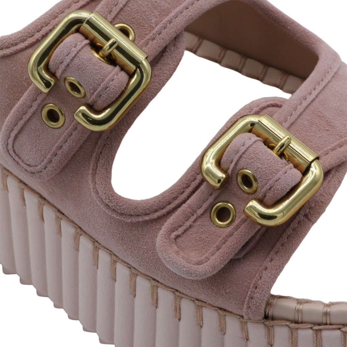 Chloé Platform Sandals With Adjustable Straps
