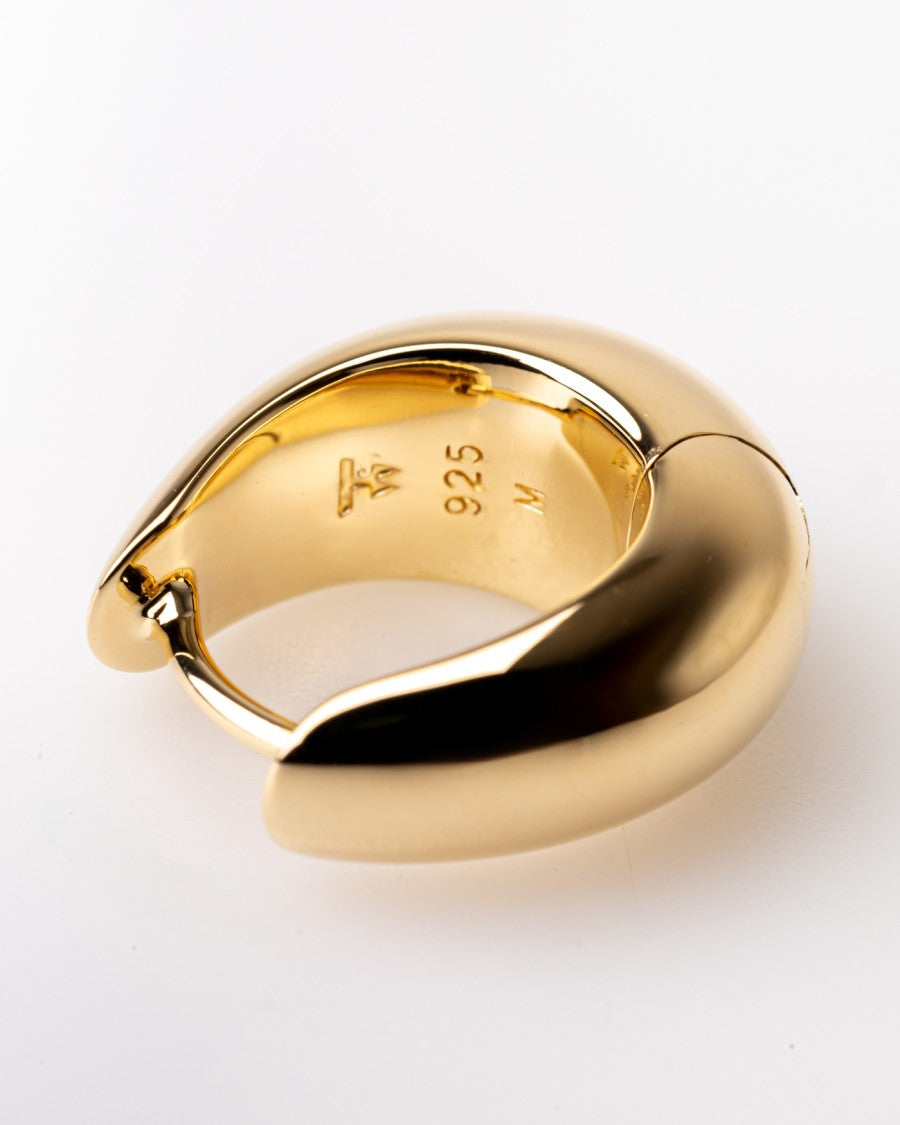 Tom Wood Ice Hoops Small Gold