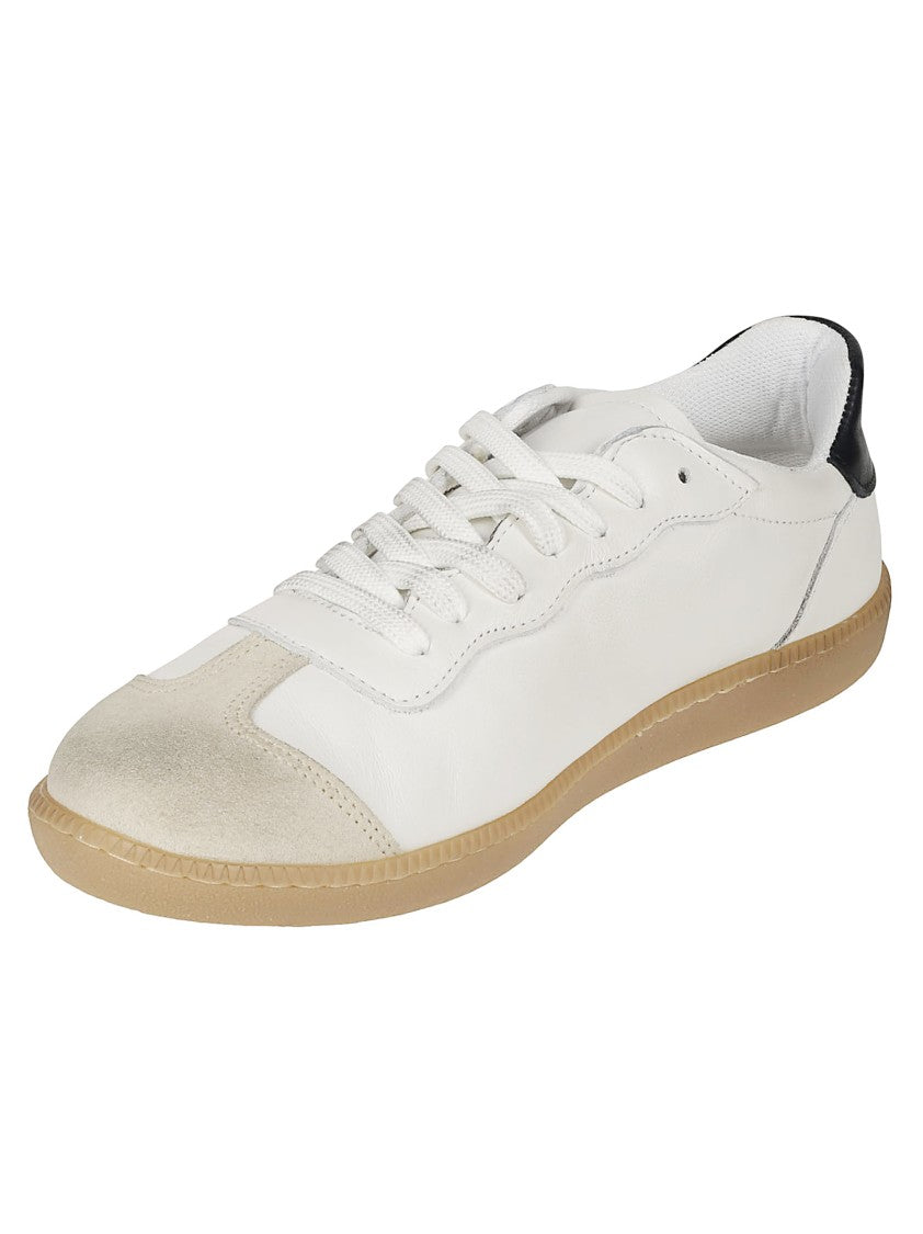Be980 White Leather Shoes