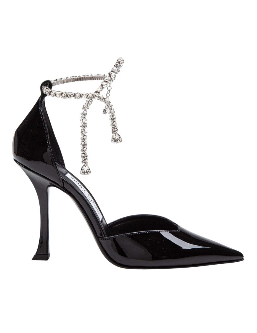 Jimmy Choo Stevie 100 Patent Leather Sandals