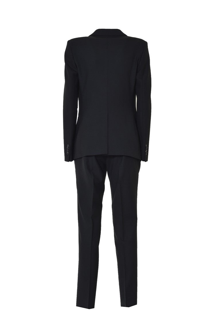 Tagliatore Paris Suit In Black Virgin Wool Blend