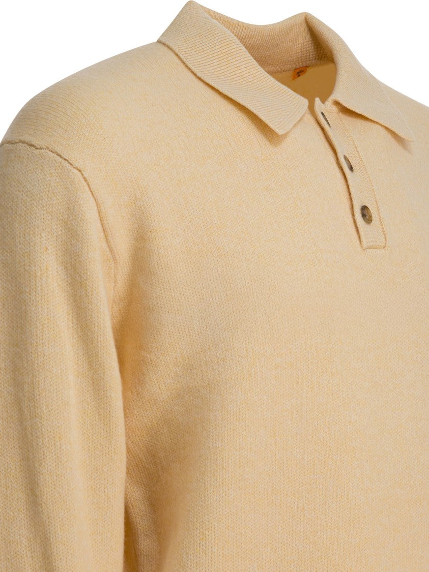 Guest In Residence Cashmere Polo Shirt With Classic Collar