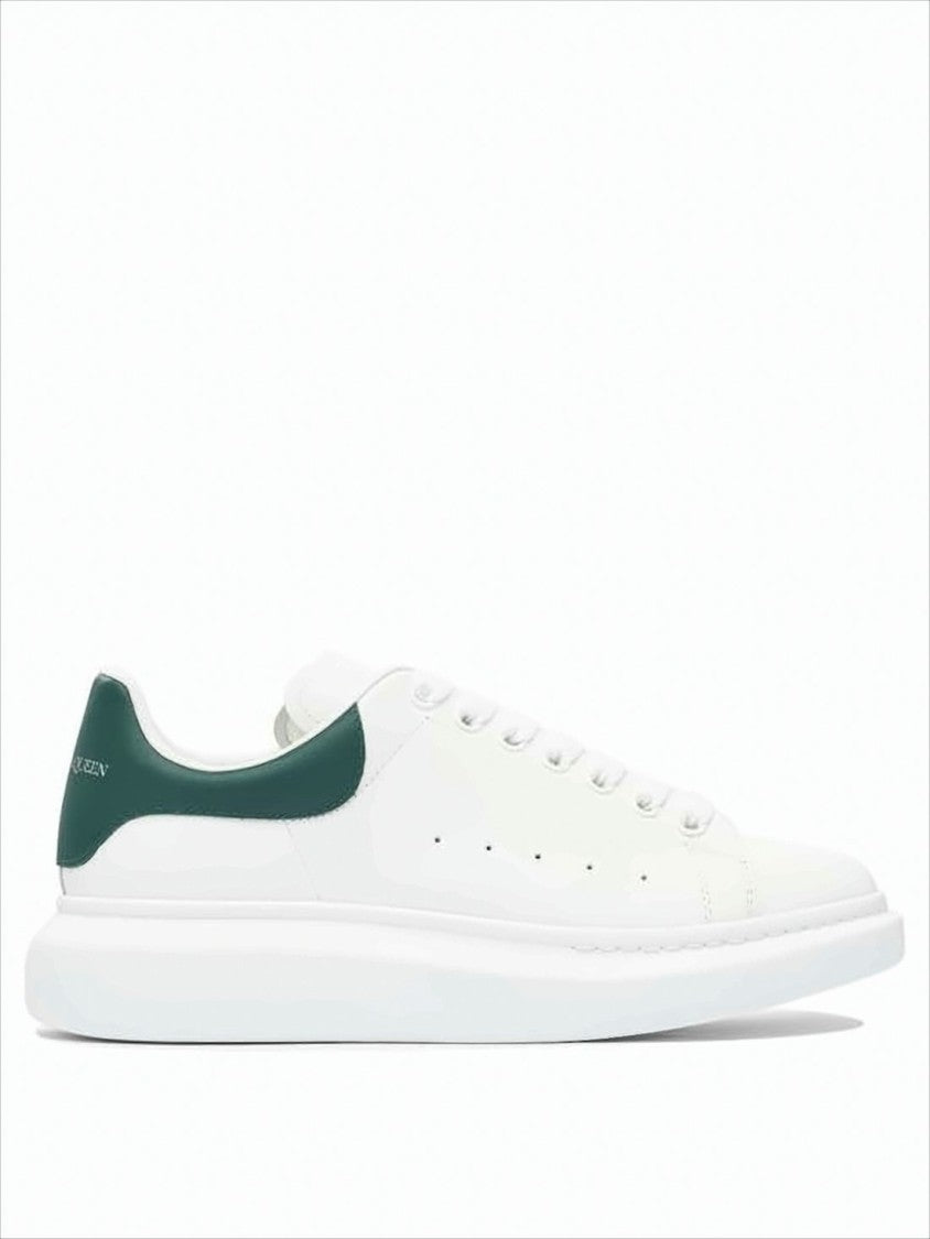 Alexander Mcqueen Minimalist White Calf Leather Sneakers