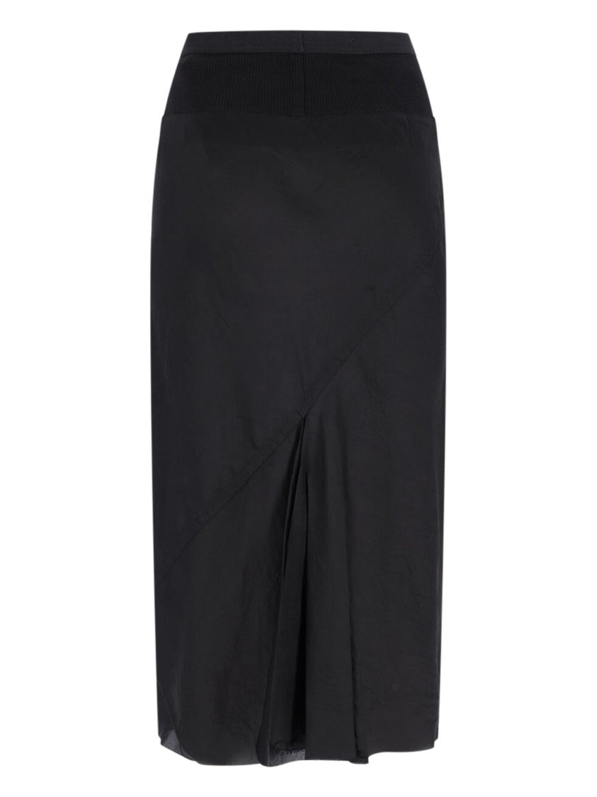 Rick Owens Midi Skirt – Black