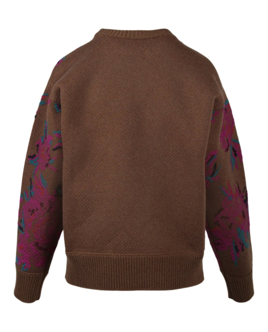 Ferragamo Salvatore  Floral Wool Sweater