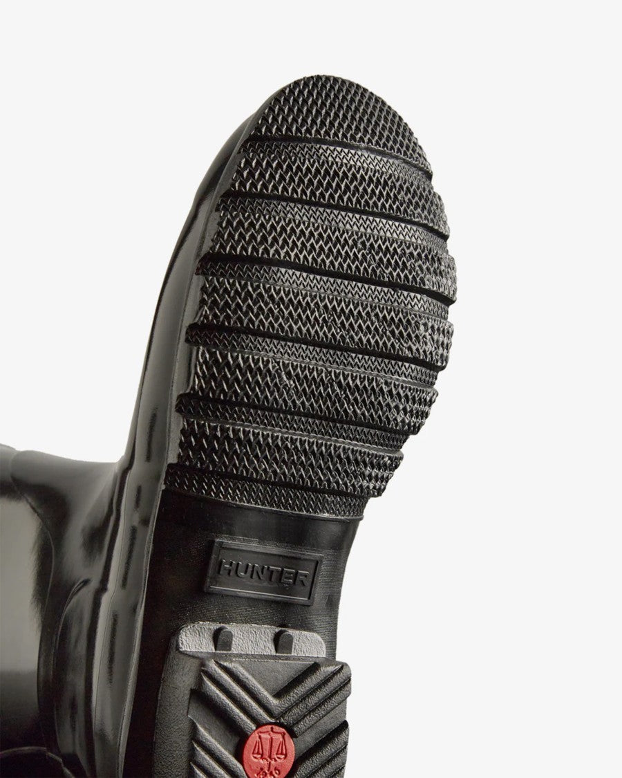 Hunter Original Short Gloss Black Wellington Boots