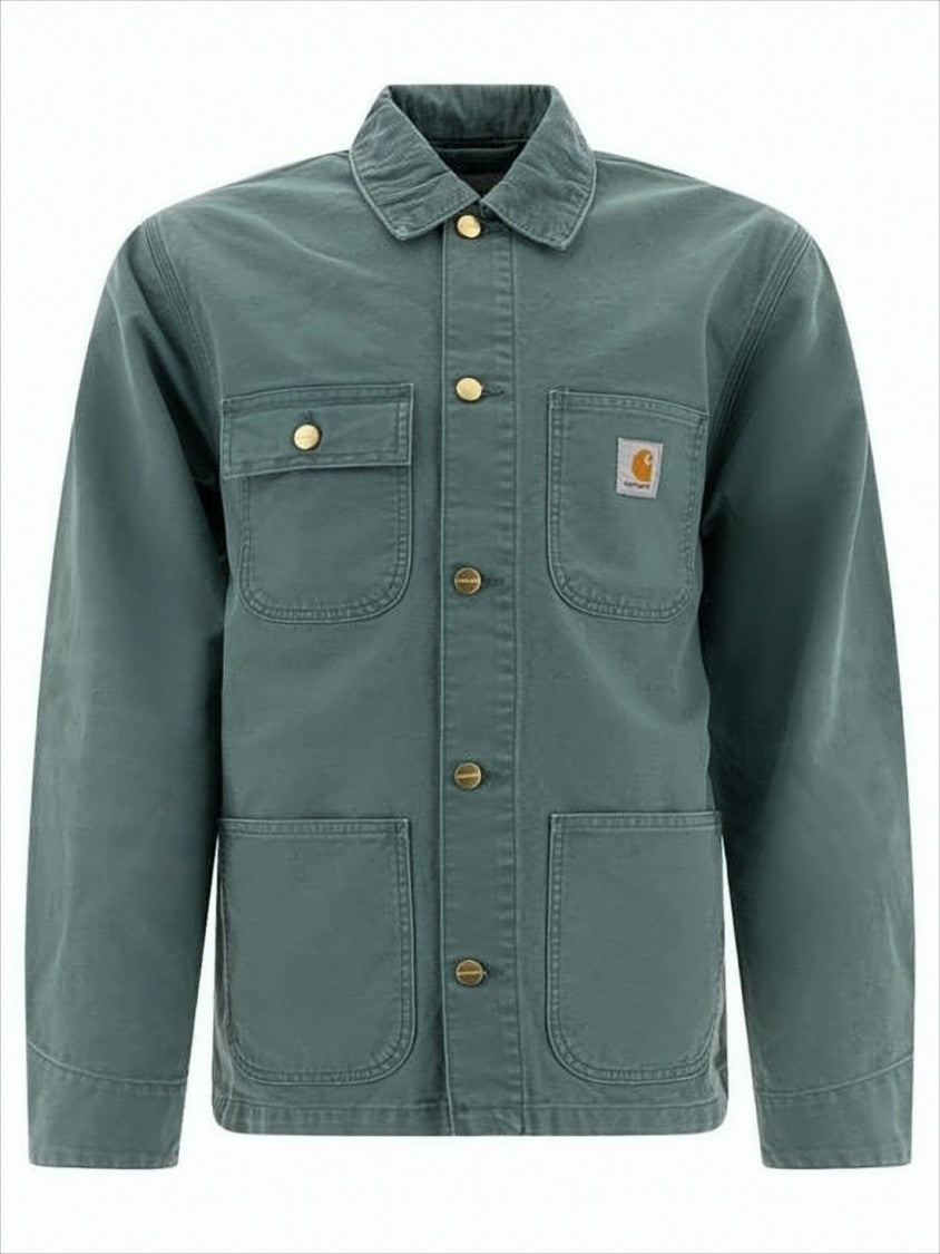 Carhartt Wip Muted Green Organic Cotton Jacket