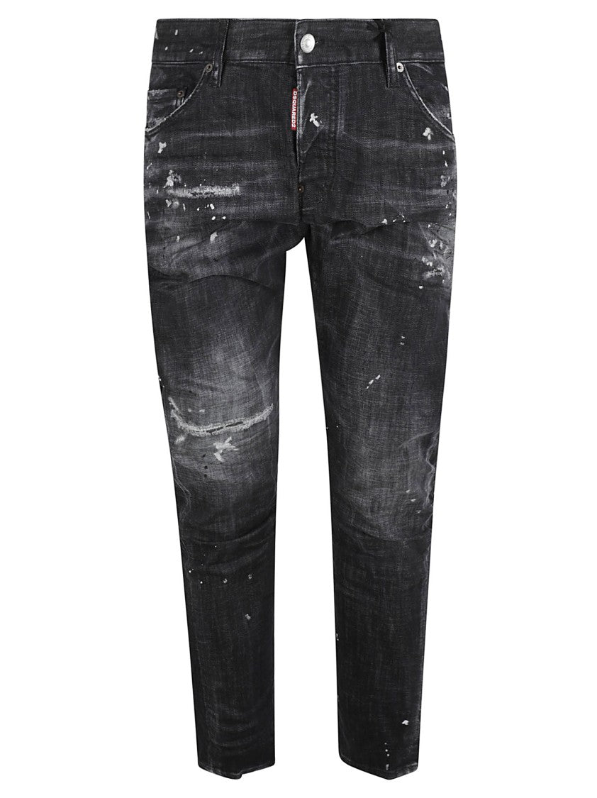 Dsquared2 Slim Fit Black Denim Jeans