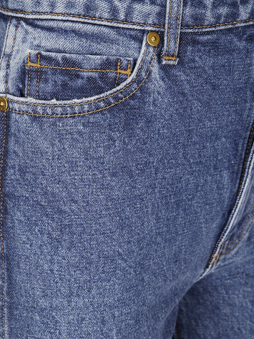 Khaite Classic Five Pocket High Waist Jeans
